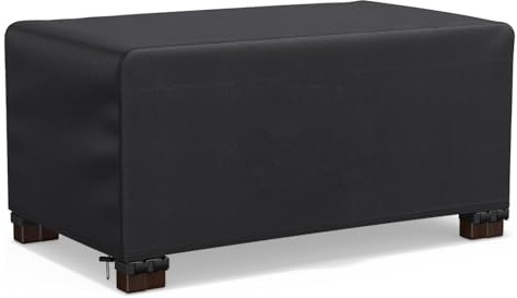 OOOXZO Housse de Protection Table de Jardin Rectangulaire 250x120x80cm/LxWxH Bache de Protection Exterieur Table imperméable - Coupe-Vent - Résistante aux UV - Housses pour Mobilier De Jardin