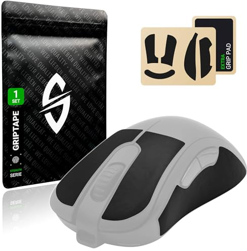 SensoryBoost Maus Grip Tape – kompatibel mit BenQ Zowie EC3 CW (inkl. Zuschnitt-Pad) Schweißabsorbierend, extrem rutschfest & Ultradünn (0,5 mm) – Rückstandsfrei – Gaming Zubehör