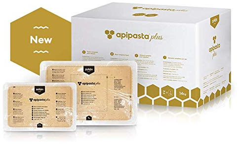 Apipasta Plus 0.5kg x 28 (14kg) Enriched Fondant with Pollen Substitute for Optimal Colony Growth Introduction, Bee Feed