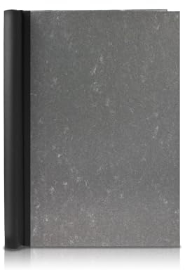 FAIRklemmt Klemmbinder Wolkenmarmor, A4 - Schwarz