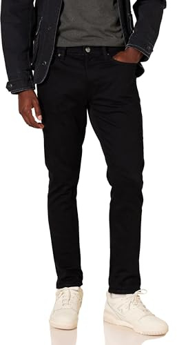 Amazon Essentials Men's Skinny-Fit Stretch Jean - Discontinued Colours, Black, 40W / 28L