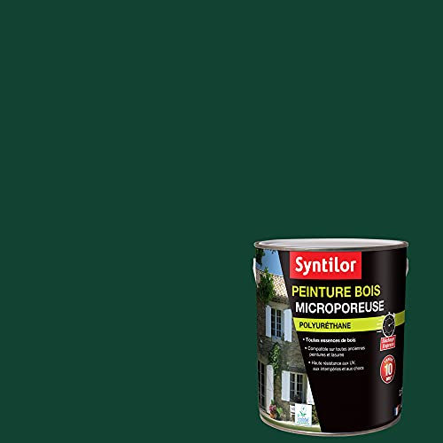 Syntilor - Peinture Bois Ultra Protect Vert Basque Satiné 2,5L