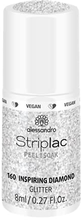 alessandro Striplac UV-Nagellack Inspiring Diamond – Schonend und langanhaltend – Einfache Entfernung dank Peel-Off-Technologie – Vegan und tierversuchsfrei – 8 ml(Verpackung kann variieren)
