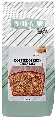 BrandNewCake® Préparation pour Gâteau aux Biscuits Café 400g - Mélange à Gâteau Facile et Délicieux