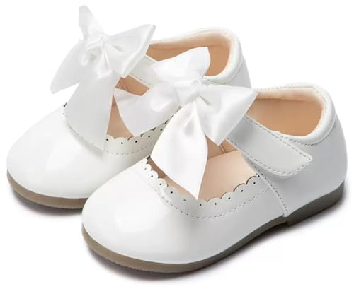 Toddler Girl Shoes Girls Mary Jane Flat Party Wedding Birthday School Casual Soft Flower Girl Dress Shoes