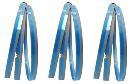 Lame de scie à ruban à denture rectifiée, Lot de 3 lames de scie à ruban bi-métal 733 x 13 x 0,4 mm M42, 24 TPI x 28 7/8 pouces, for la découpe du métal