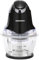 Daewoo 1L Mini Food Chopper with 300W Power and Different Speed Settings, Stainless Steel Blade and Glass Bowl Attachment, Non-Slip Base - Black