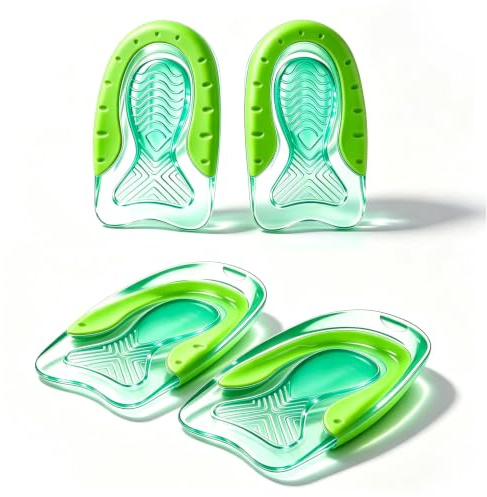 2 Pair Kids Gel Heel Cups, Gel Pads for Plantar Fasciitis Heel Pain Relief