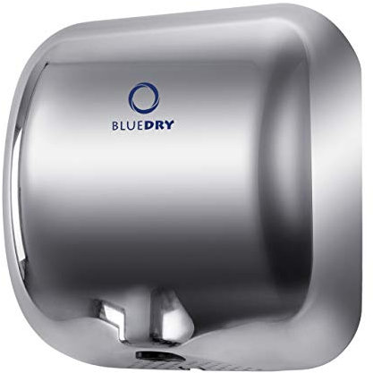 BLUEDRY ECO DRY Commercial Hand Dryer - Durable Automatic High Speed Handdrier (Polished Stainless)
