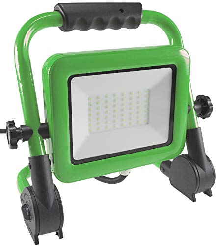 ChiliTec 100 Watt LED Fluter Scheinwerfer 8350 Lumen 1,5Meter Kabel I IP44 Baustellen Leuchte I Flutlicht-Strahler für Werkstatt Baustelle I 4000k Neutralweiß