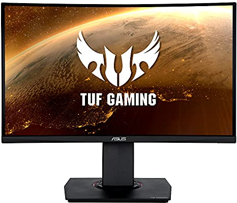 ASUS TUF Gaming VG24VQ 23.6 Widescreen VA LED Black Curved Multimedia Monitor (1920x1080/1ms/2 x HDMI/DisplayPort)