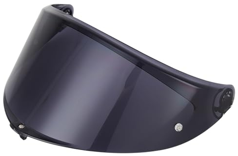 Shkalacar Helmvisier Ersatz für AGV K6 K6S, Integralhelm Visier UV-Beständig, Beschlagfrei und Kratzfest(Dunkelgrau)