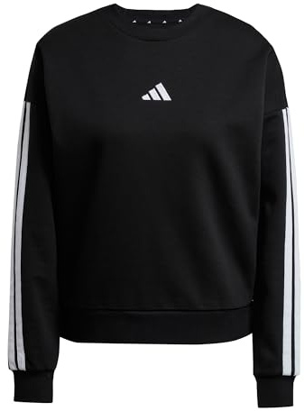 adidas Women's Essentials 3-stripes Fleece Sweatshirt SWEATSHIRT (LONG SLEEVE)