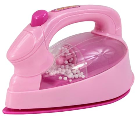 Pineeseatile Ferro da Stiro Giocattolo per Bambini Gioco di finzione in plastica per Bambini Piccoli, lavori Domestici fantasiosi