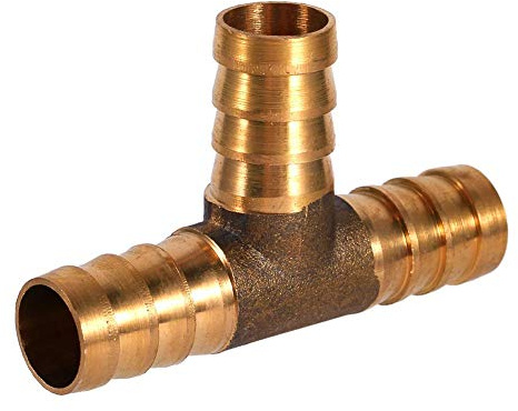Raccordo a innesto per tubo flessibile carburante Raccordo a T a 3 vie Attacco falciante per olio combustibile aria gasolio(12mm)