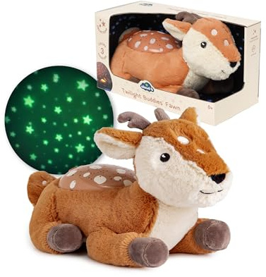 Cloud B Calming Nightlight Star Projector | Gentle Brightness | 3 färger | 3 konstellationer | Auto-Shutoff | Twilight Buddies Fawn