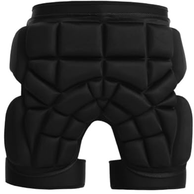 ISAKEN 3D Hüftpolster Eva Protektorenhose Gepolsterter Shorts Crash-Pad Impakthose für Kinder Damen Herren, Protektorenhose 3D Gepolsterte Shorts Schutz für Skateboarden, Snowboarden, Skaten