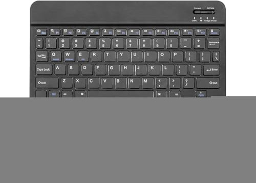 Vriusi Wireless Keyboard for PC, Handheld, Portable, Rechargeable, Quiet, Ergonomic, Slim, English Layout, QWERTY, Battery Powered, Mechanical Switches, Compatible with Tablet, Smartphone, PC