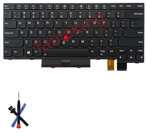Table-King Clavier de Remplacement rétroéclairé Applicable Lenovo Thinkpad T470 T480 A475 A485 (États-Unis)