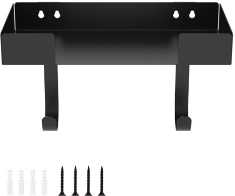 gebofuzhuang Soporte para tabla de planchar de pared de acero inoxidable resistente a la intemperie – Tabla de planchar multiusos – Organizador de tabla de planchar para lavandería, baño, baño, baño