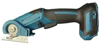 Cordless Electric Rotary Shears Compatible with Makita 18V Battery (No Battery), Electric Fabric Scissor with Safety Lock and 2 Blades, 6mm Cutting Depth for Leather, Cardboard, Carpet