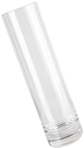 Jarrón acrílico, 16 jarrón Transparente Alto, jarrones de plástico no rompibles Flores Transparentes para la Pieza Central de la Sala de Estar, arreglo Floral, decoración de la Boda acrílico.