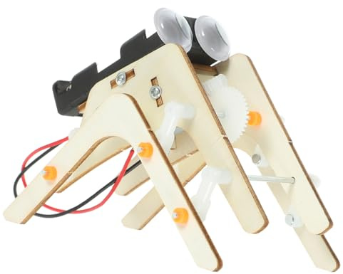 WEKAMOS Kit De Robot Araña De Madera para Bricolaje Juguete Educativo De Ciencia Experimento Tecnológico para Niño Niña Creativo De Construcción y Aprendizaje Manual