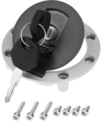 OTOTEC Tapa de Tanque de Combustible para Motocicleta de Metal de 105 Mm con 2 Llaves para Generador Compatible con ZB