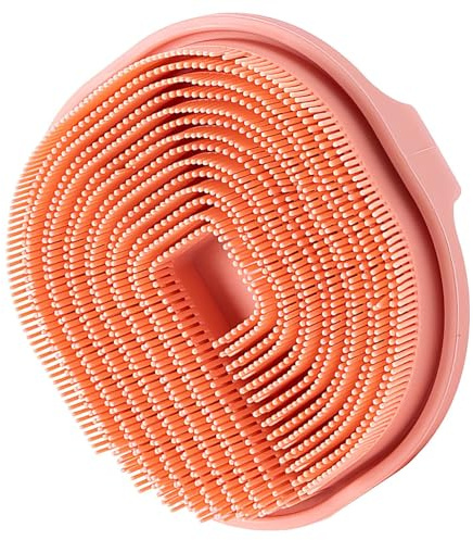 Silikonavdragare - icke- kroppsmassager, återanvändbar badloofah-säkring, hållbar ergonomisk design duschborste | Mjukt hudrengöringsverktyg för ho