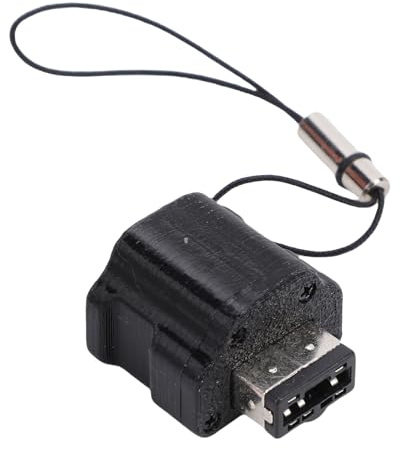 Oreilet Game Console Interface Adapter, SP Adapter Typ C -gränssnitt 3.5mm Jack Game Console Charging Adapter med Anti -förlust Hängande Rep för Sömlös Spelupplevelse (Svart)