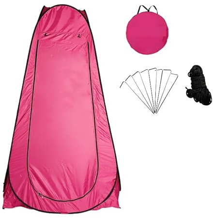 HYGRAD ® Portable Instant POP Up Tent Camping Toilet Shower Changing Single Room Privacy Travel Tent With Bag (Pink)