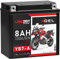 LANGZEIT YB7-A Motorradbatterie 12V 8Ah 130A/EN GEL Batterie 12V 50813 12N7-4A doppelte Lebensdauer vorgeladen auslaufsicher wartungsfrei