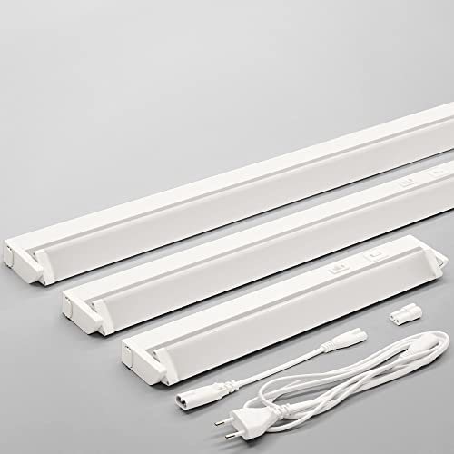 LED Unterbauleuchte schwenkbar CCT 14W Küchenlampe mit Schalter Farbwechsel warmweiß neutralweiß kaltweiß 90cm SERA-L