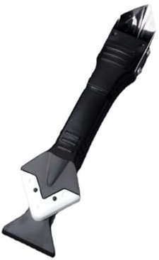 BaHeLs Grattoir à Colle en Silicone 5 en 1, dissolvant de calfeutrage, Couteau d'angle, spatule de Couture de beauté, Outil de Couture de beauté, Outil d'élimination de Moule de Sol de Colle 4 pièces