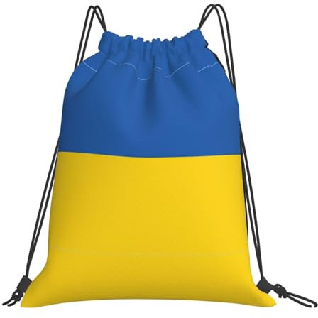 Beutel Mit Kordelzug Flagge Der Ukraine Rucksack Mit Kordelzug Lightweight Rucksack Mode Turnbeutel Mit Kordelzug Für Erwachsener Frauen Männer 42X36Cm