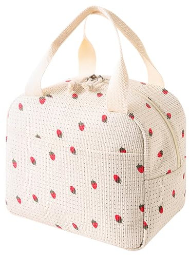 JSTHHTT Bolsa Termica Porta Alimentos, Bolsa De Almuerzo Para Oficina, Lonchera Aislada, Bolsa TéRmica Para Trabajo, Bolsa Comida Trabajo Viajes, Picnic, Oficina, Para Mujer, Hombre, Escuela Y Oficina