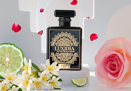 Luxidia – Extrait de Parfum - Profumo Artistico Unisex 100% Made in Italy – Intenso e sofisticato, per veri intenditori (Madame Rose)