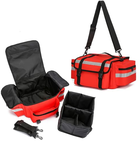 Be-Better Medical Bag Empty First Aid Bag,First Responder Bag, First Aid Carrier for EMT, EMS, Paramedics and Emergency Medical Supplies Kit(Bag Only)