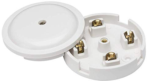 Knightsbridge SN8420 Abzweigdose, 20 A, 4-polig, Weiß