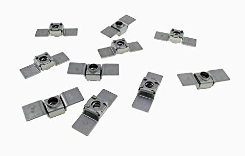 10 Pack 1/4-20 Floating Cage Nut - Weldable Stamping NR 1420