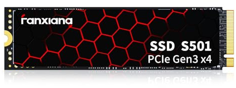fanxiang M.2 SSD 256GB, PCIe Gen3.0 x4 2280, Up to 2000MB/s, 256GB NVMe with Graphite Cooling Sticker, Internal Solid State Drives for Desktop, Laptop -S501