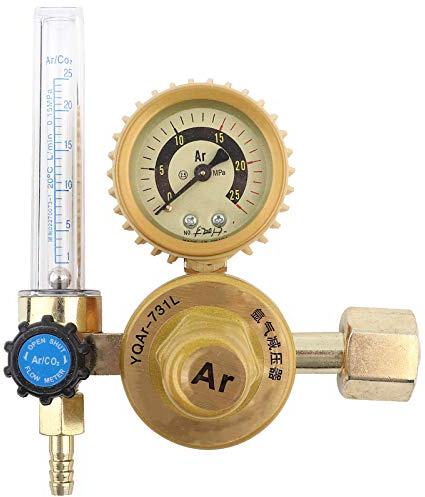 Argon Co2 Mig Tig Flödesmätare, Gasregulator för Argon Gas Argon Co2 Regulator Tryckmätare Svetsdelar
