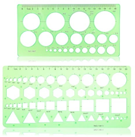 Ymapinc Circle Template for Drawing Drafting Geometric Stencil for Painting