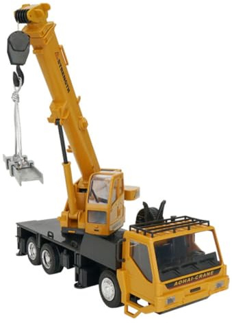 Hemobllo 2.4g Vehículo De Ingeniería Control Remoto Educativo para Niño Niña con Grúa Giratoria Material Duradero y Seguro Color Juguete Interactivo para Preescolar