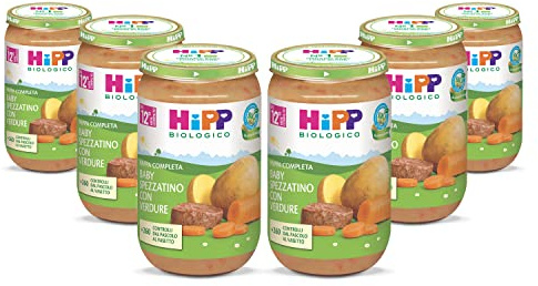 HiPP Pappa Pronta Baby Spezzatino con Verdure - 6 confezioni da 250 g