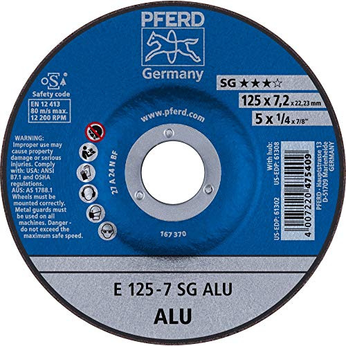 Lot de 10 disques à ébarber E 125-7 SG ALU - Référence : 62212622