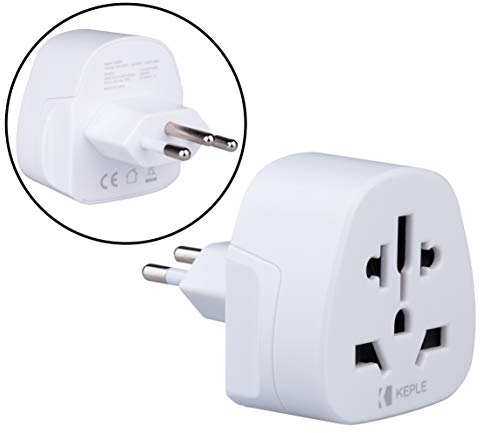 Brazil Brazilian Adapter Travel Type N Plug to UK US USA American AUS Australia EU Europe European Asia China Thailand Ireland Adaptor Universal Worldwide Socket International 3 Pin