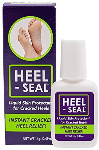 Heel-Seal - New Larger Size, 3X the Applications - The #1 Liquid Skin Protectant for Cracked Heels, Cracked Feet Treatment, Liquid Bandage, Must-Have Foot Care for Cracked Feet, Foot Repair