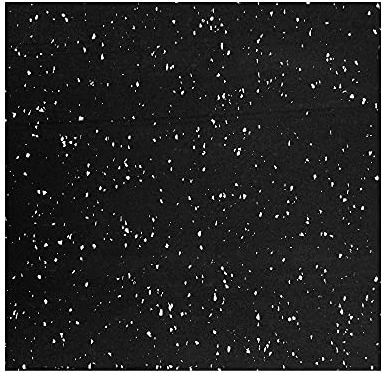 Nicoman Anti-Vibration Noise Reducing Rubber Mat for Washing Machine Dryer Refrigerator Treadmill Big Appliance Accessory - Cuttable Size |6mm - 60x60cm|Galaxy Black