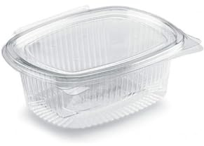 marketcaffe [100] Vaschette 250cc Quadrate in PET, Plastica: La Soluzione Completa e Sostenibile per il Confezionamento Alimentare, Ottimizzata per la Conservazione, Antigoccia